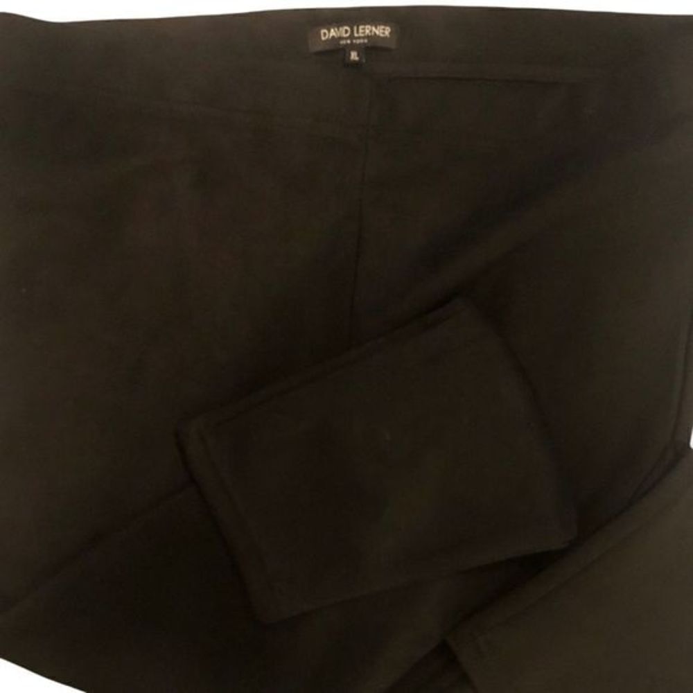 David Lerner x Anthropologie Gemma Straight Leg Vegan Leather Pants Size XL - Picture 3 of 4